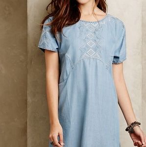 Anthropologie Chambray Tunic